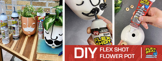 DIY Flex Shot flower pot.