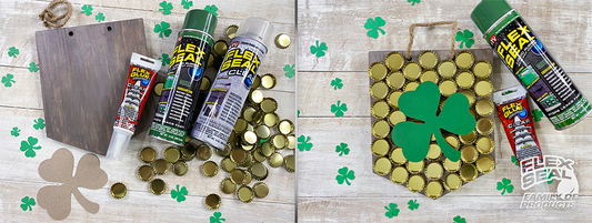 Easy DIY St. Patrick’s Day Bottle Cap Craft