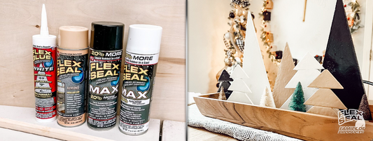 DIY Christmas Tablescape With Flex Seal Products