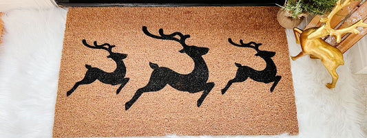 DIY Holiday Doormat Tutorial