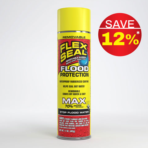 10 oz. in Yellow Liquid Flex Seal Flood Protection Rubber Sealant Spray  Paint Coating (4-Pack)