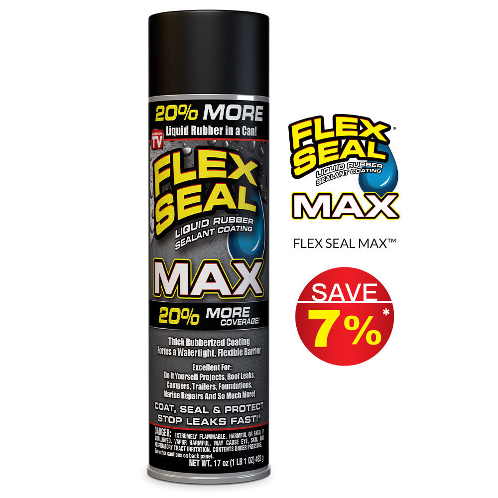 Flex Seal 14-fl oz Black Aerosol Spray Waterproof Rubberized Coating  (6-Pack) in the Rubberized Coatings department at
